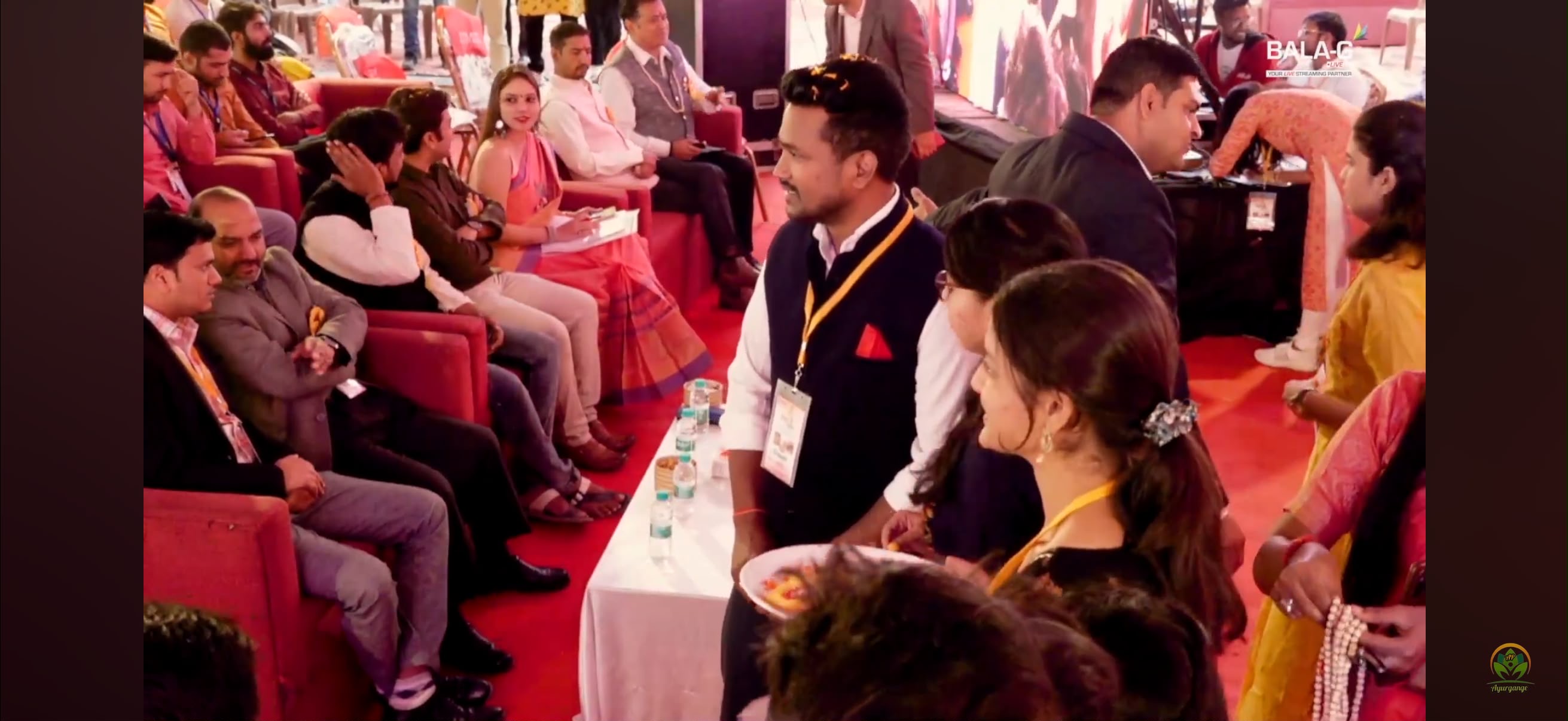 Ayurved Aparajita 2026 — At the podium